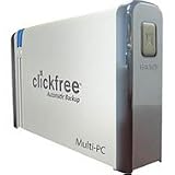 Clickfree Automatic Backup 1 TB USB 2.0 Desktop External Hard Drive HD1035 (Metallic Silver)