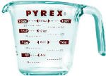 Pyrex Prepware 2-Cup Measuring Cup, Clear with Red Measurements