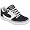 Black/White/Silver : Suede/Leather