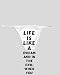 White Thong with Life is like a dream and in the end, when you die, you pinch yourself and wake up and never dream again.