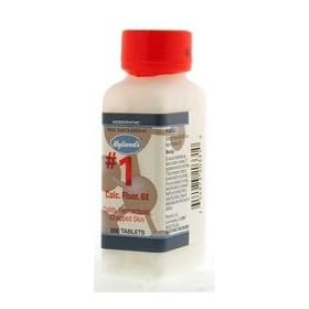 Hyland's Standard Homeopathics - Calc Fluor 500's - Tissue Salts (Cell Salts) 6x