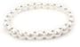 Freshwater White Pearl Stretch Bracelet Sterling Silver