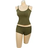 WOMEN'S OLIVE DRAB CASUAL TANK TOP