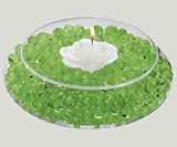 Deco Beads, Crystal Accents Green 14g Retail Packs - Water Storing Gel Beads