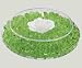 Deco Beads, Crystal Accents Green 14g Retail Packs - Water Storing Gel Beads