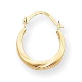 14k Sm. Rnd. Twist Hoop Earrings SE662