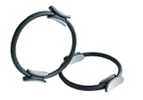 Pilates Medium Tension Resistance Ring - Double Gripped for Muscle Balance