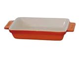 Staub Orange Mini Rectangular Dishes Set of 2