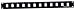 QVS 12 Port Keystone Jack Blank Rackmount Patch Panel