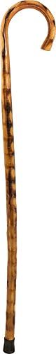 Viverity M404-6 Natural Wood Cane, Round Handle, Bamboo, 35"