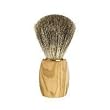 Edwin Jagger Olive Wood Handle Pure Badger Shave Shaving Brush-#81H37