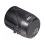 Swiss Travel MPC-N1 World Travel Adaptor with USB Charger - Black