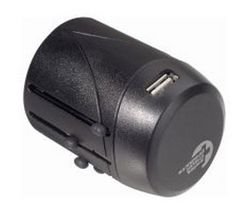 : World Travel Adaptor with USB Charger