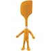 Kitchen & Housewares : Fiesta Head Chefs Silicone Spatula, Tangerine