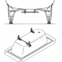 Kaldewei Special Pedestal for Tub 5070