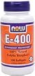 NOW VITAMIN E 400 IU 100% NATURAL D-ALPHA TOCOPHERYL SOFTGELS
