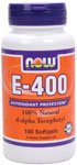 E-400 by NOW Foods - Vitamins (400 IU - 100 Softgels)