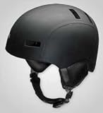 Sporting Goods : Giro Shiv Ski and Snowboard Helmet - Black Leather Skull Piles