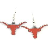Texas Longhorns Dangle Earrings - NCAA College Athletics Fan Shop Sports Team Merchandise