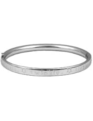 6 In Childrens Silver Twinkle Twinkle Little Star Bangle Bracelet