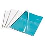 Fellowes Thermal Binding System Cover, PVC, Holds 43 Sheets, 9.75 x 11.125 Inches, Clear, 10 Each (52220)