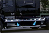 Panelite Side Fairing Panels for 2003-2005 VN630 VN670 Models M1 LED Clear Lights 70955150