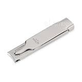 INOX Folded Stainless Steel Nail Clipper in Matte finish. Made by Gosol in Solingen, Germany