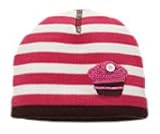 San Diego Hat Girls 2-6x Knit Cupcake Beanie,Pink,2-4 years