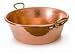Mauviel M'Passion 2193.36 11-Quart  CopperJam Pan with Bronze Handles