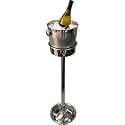Wine Bucket with Pipe Style Stand