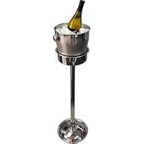 Wine Bucket with Pipe Style Stand
