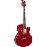 ESP/LTD Xtone Acoustic Electric Guitar Red