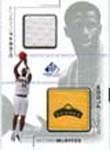 2001 SP Authentic Antonio McDyess Game-Worn Jersey & Game-Used Floor Card