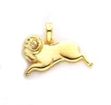 14kt gold Aries zodiak charm