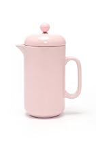 Pastel Pink Ceramic Cafetiere 8 cup