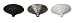 Craftmade RP-3801RT LKE 1 Hole Cap, Nut & Finial- RT RT- Rust