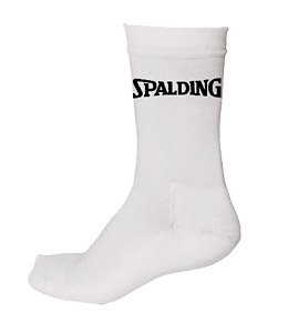 Spalding Basketball Socken Mid Cut 6er Pack weiss Größe: 35-38