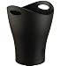 Kitchen & Housewares : Garbino Curved Trash Can - Black
