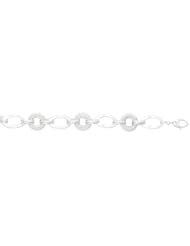 Sterling Silver Italian Fancy Bracelets Extra Long 8.25 AWSS-46-017825