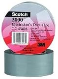 Scotch 2000 Electricians Duct Tape, 2-Inch x 50-Yard