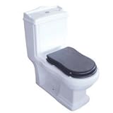 Elements of Design EVTC4271 English Country Siphonic Jet One-piece Toilet Trap 12 Rough-In, White
