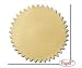 Gold Foil Certificate Seals 48 pcs