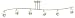 Pro Track European Style 70 3/4" Wide 6-Light Wave Bar
