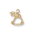 9ct Yellow Gold Rocking Horse Charm