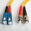 Fiber Optic Cable, SC to ST, Single Mode Duplex (9/125) - 10 Meter
