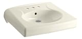Kohler K-1997-4-47 Brenham Wall-Mount Hole Almond