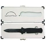 Maxam Commemorative Military Liner Lock Knife in Aluminum Case