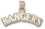 Texas Rangers Arched &acute; Rangers &acute; 1 / 4 &acute; Pendant - 14KT Gold Jewelry - B0000DHWTH