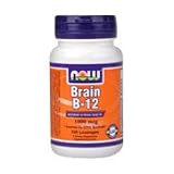 B-12 BRAIN 1000mcg - 100 LOZ., (Now Food)