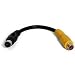StarTech.com S-Video-to-RCA Composite Video Adapter F/M- (6 inches)